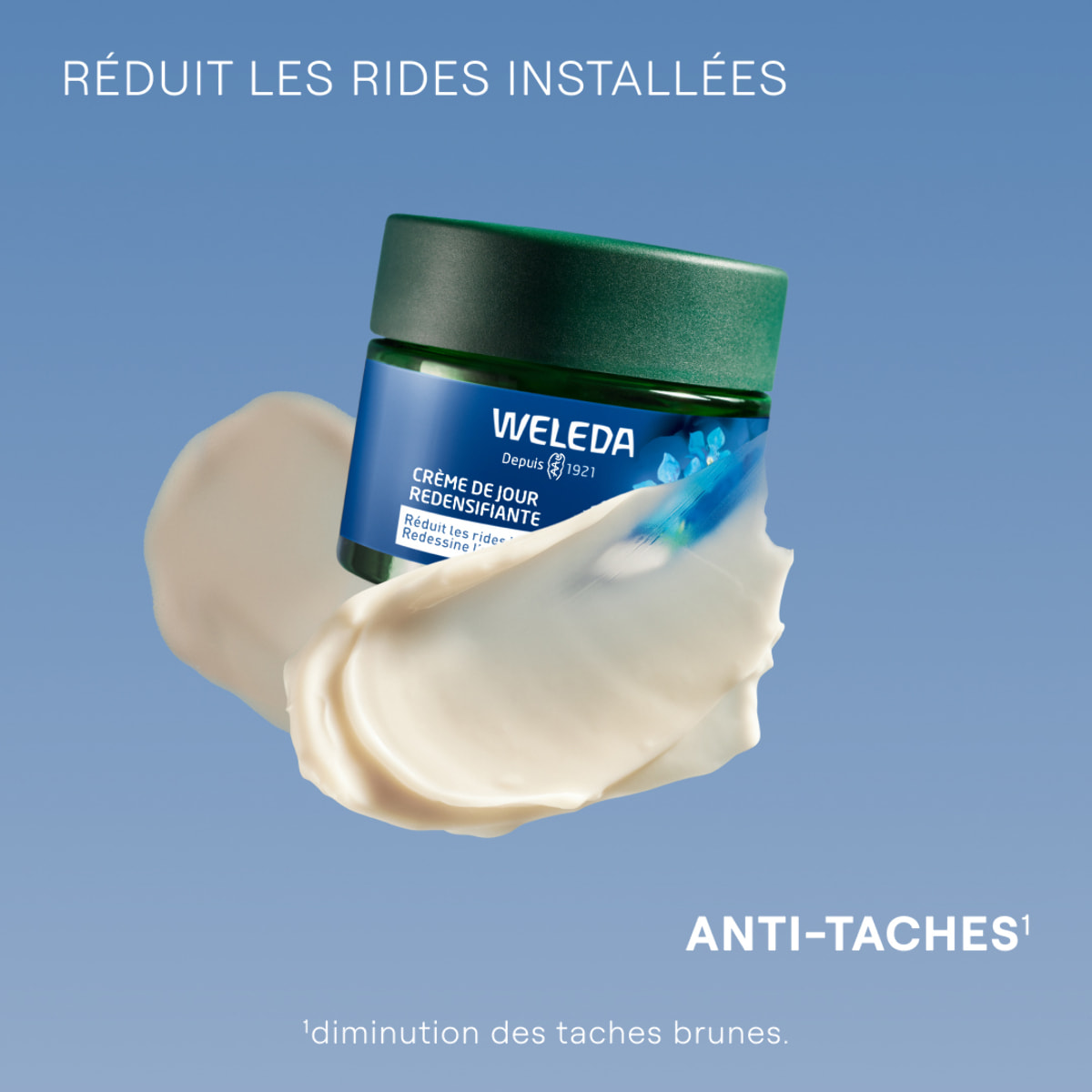 WELEDA - Crème de Jour redensifiante GENTIANE BLEUE ET EDELWEISS - 40 ml