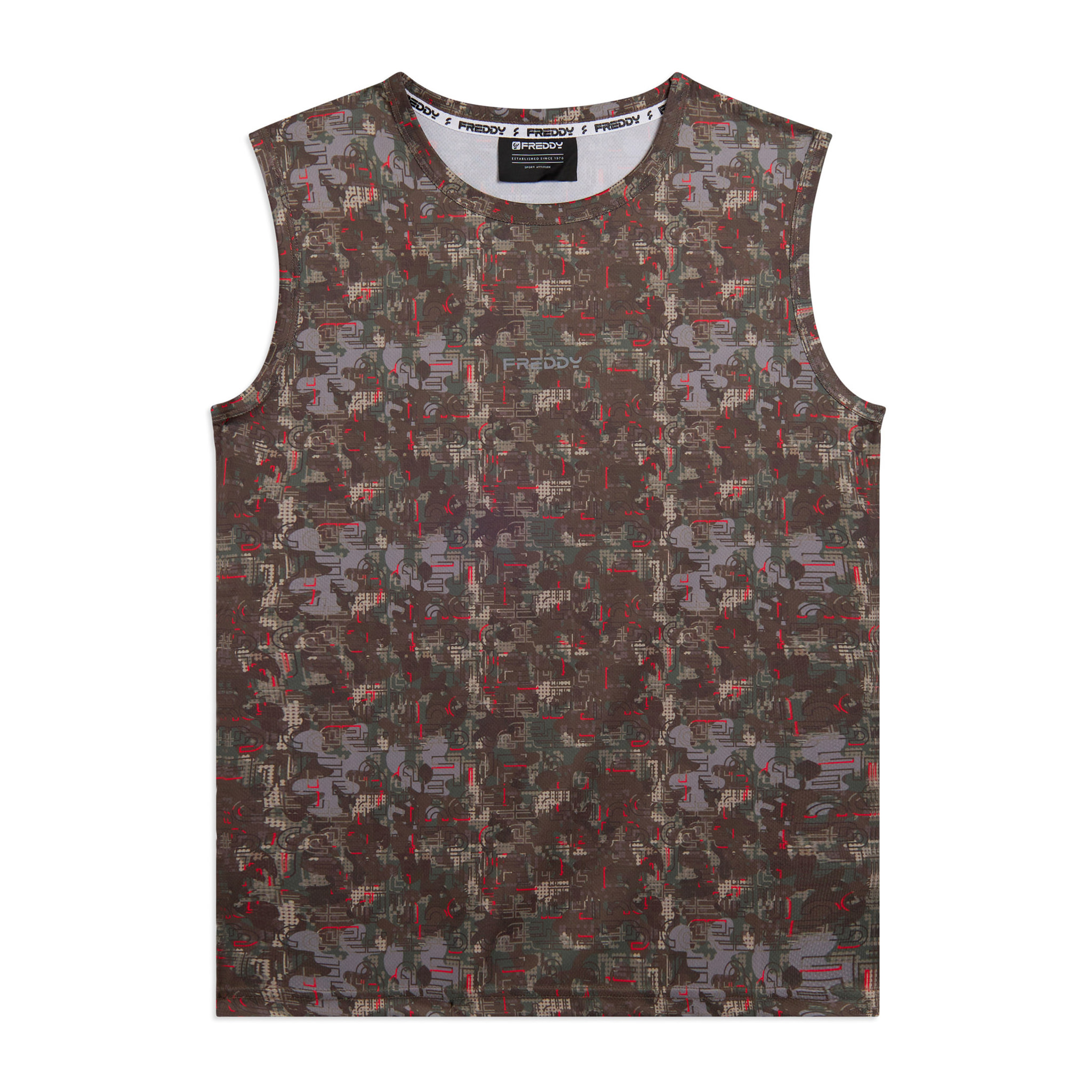 Canotta uomo tecnica con grafica logo