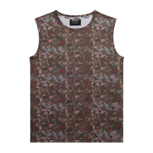 Canotta uomo tecnica con grafica logo