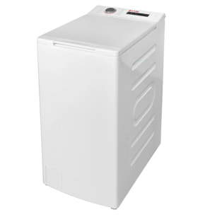 EVVO Lavadora 8 kg carga superior Wt8a, Clase energética A, 1250 rpm, 15 programas, Limpieza de tambor, Función ultraRápida