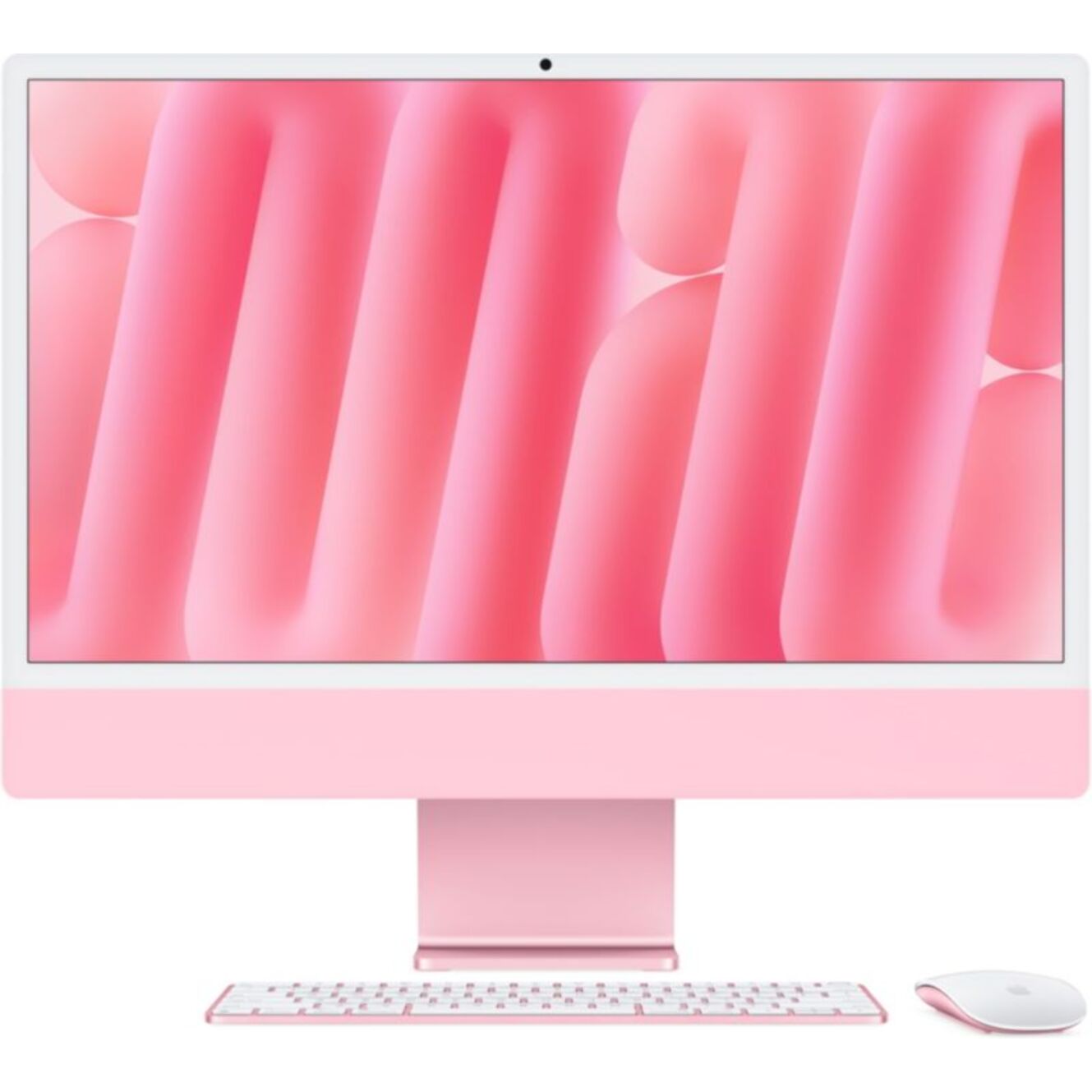 Ordinateur Apple IMAC 24" Ecran Retina 4,5K Puce M4 CPU 10 / GPU 10 coeurs Mémoire RAM 16Go Stockage 512Go SSD Rose