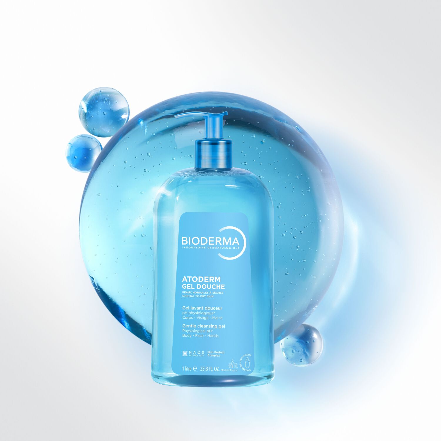 Atoderm Gel Douche - Recharge Ultra-Douceur Peaux Sensibles Normales à Sèches