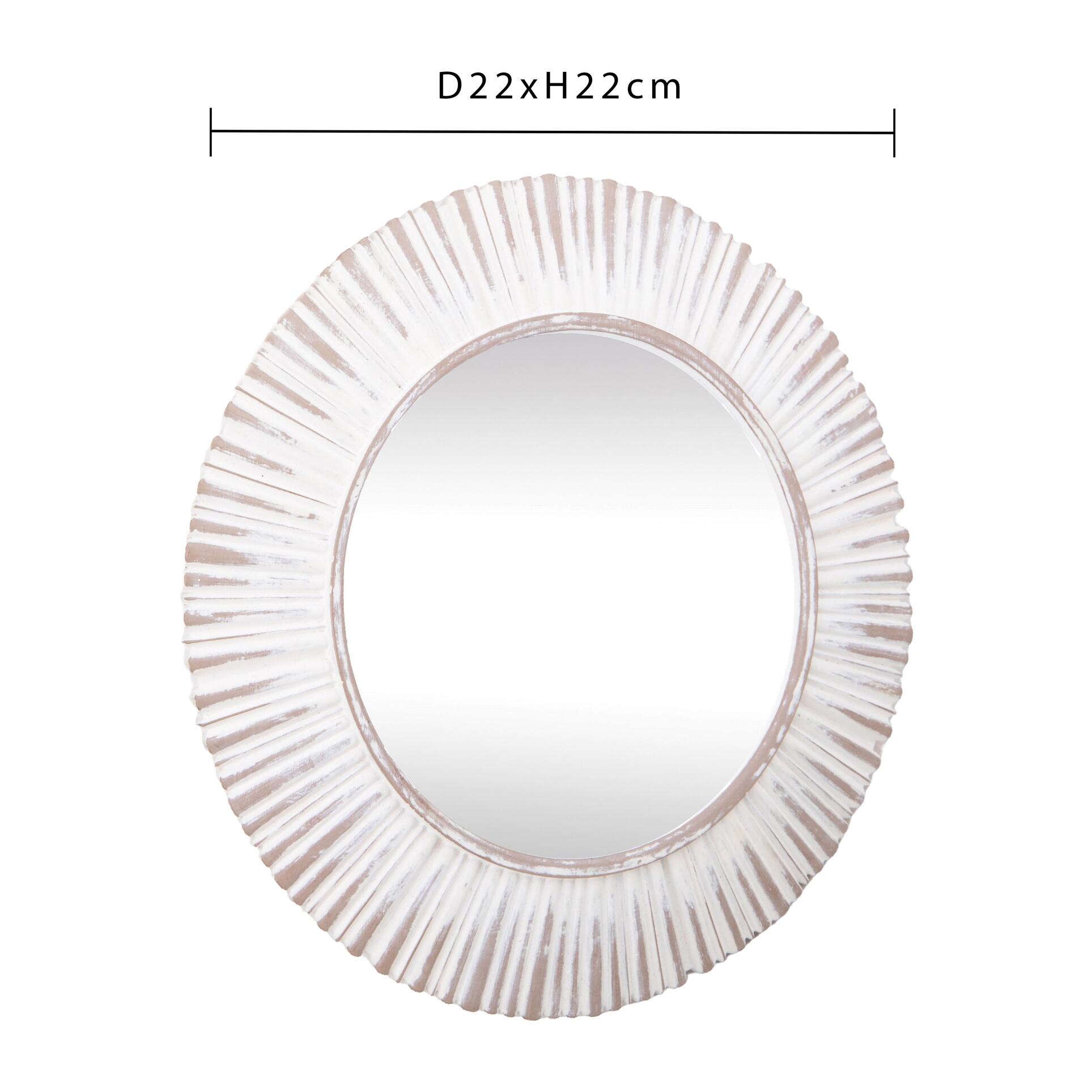 Specchio convesso - Pezzi 2 - 22xH2x22cm - Bianchi Dino SpA