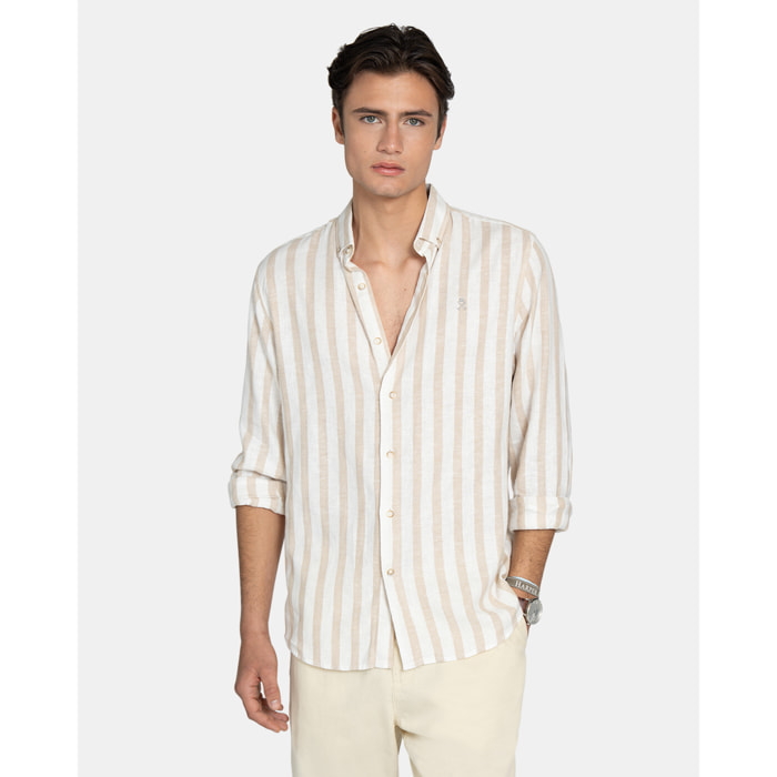 CAMISA SPIKED STRIPE