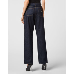 PHILIPP PLEIN Denim Trousers Loose Fit ICONIC PLEIN