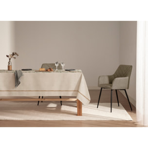Mantel lino antimanchas estampado Misana Siena