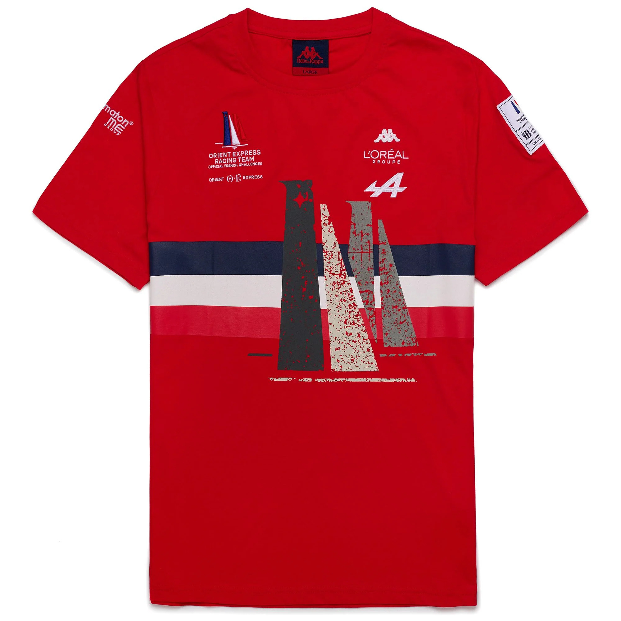 Kappa - T-Shirts & Top Uomo Rosso - Dephys Orient