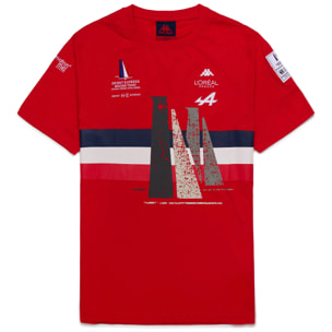 Kappa - T-Shirts & Top Uomo Rosso - Dephys Orient
