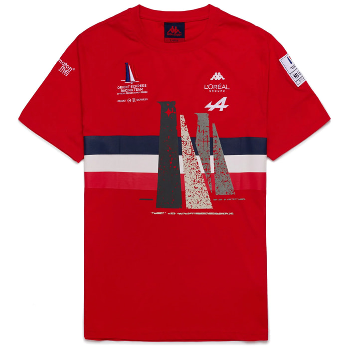 Kappa - T-Shirts & Top Uomo Rosso - Dephys Orient