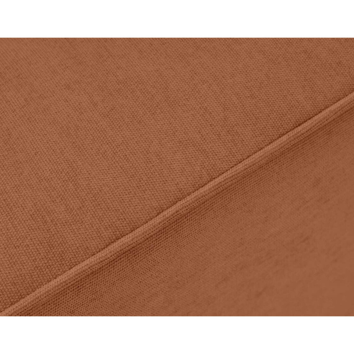 Topaze - canapé 3 places - convertible avec coffre - en tissu - Terracotta