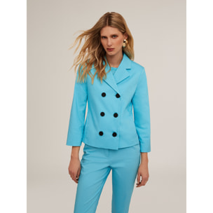 Motivi - Chaqueta de traje cruzada - Light - blue
