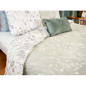 Parure Housse De Couette 3pcs 100% Satin De Coton 78fils Susie