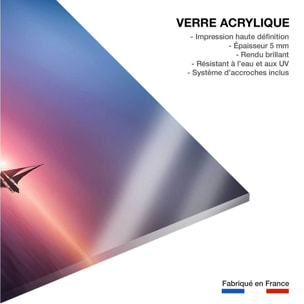 Tableau navigation sous le sunset Tableau plexiglas