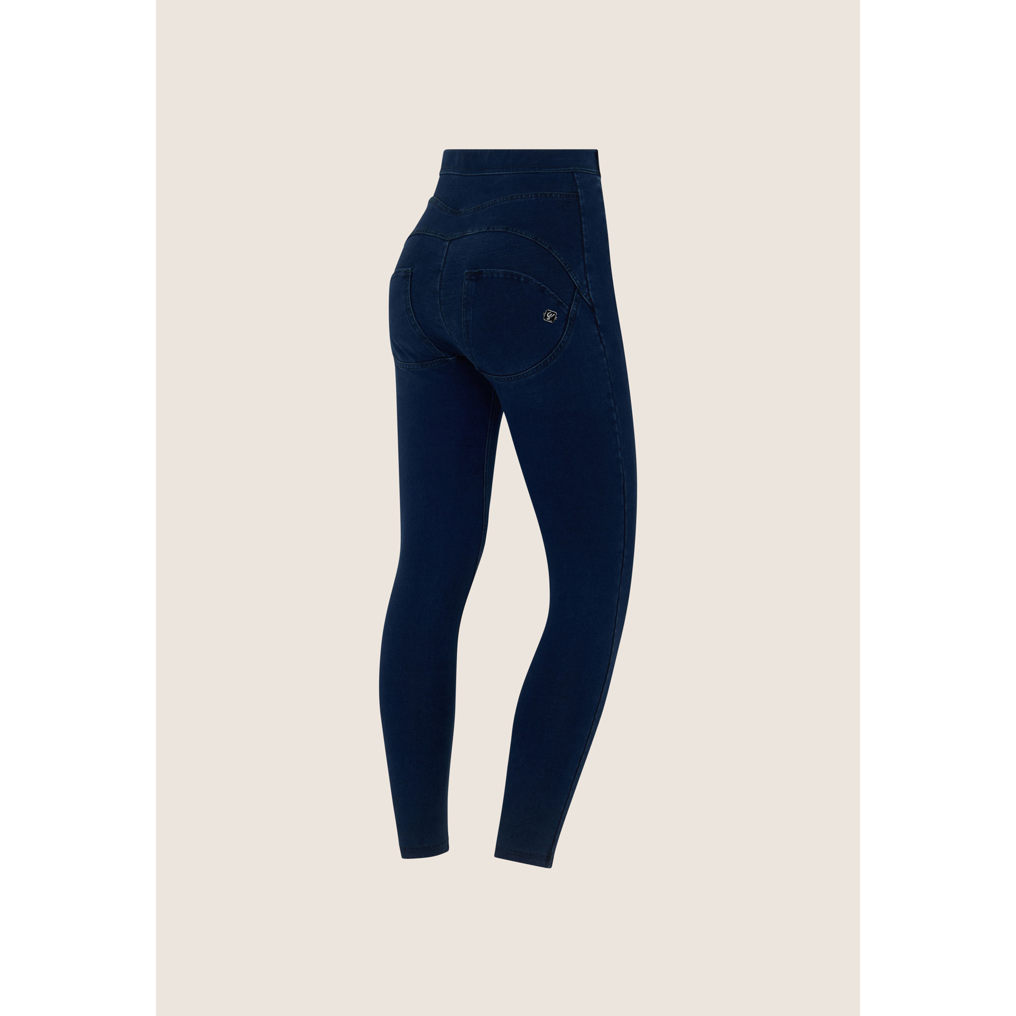 Pantaloni push up WR.UP® superskinny 7/8 effetto denim