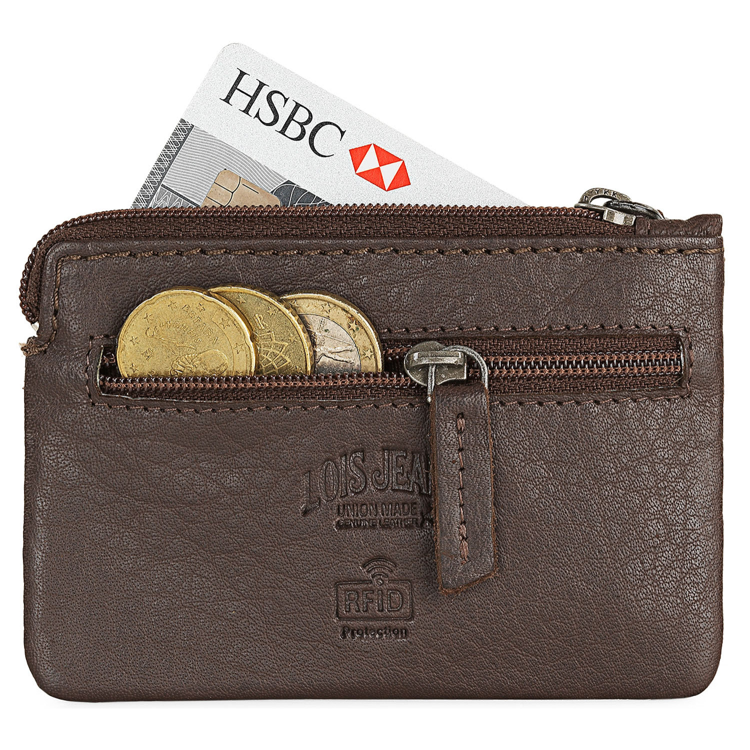 Monedero Piel Hombre Lois Durham Marron-Tan