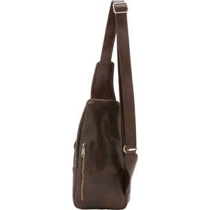 Marsupio  da uomo In Vera pelle Made in Italy 33x17x7 cm