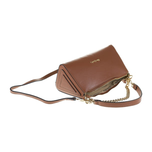 Borsa a spalla da donna Made in Italy - Modello Violette - 100% pelle - 26.0 x 13.5 x 11.5 cm