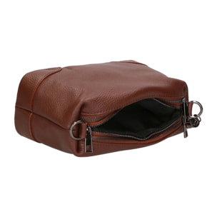 Borsa a mano da donna - Modello Lidia - Vera pelle - 25.0 x 14.0 x 10.0 cm