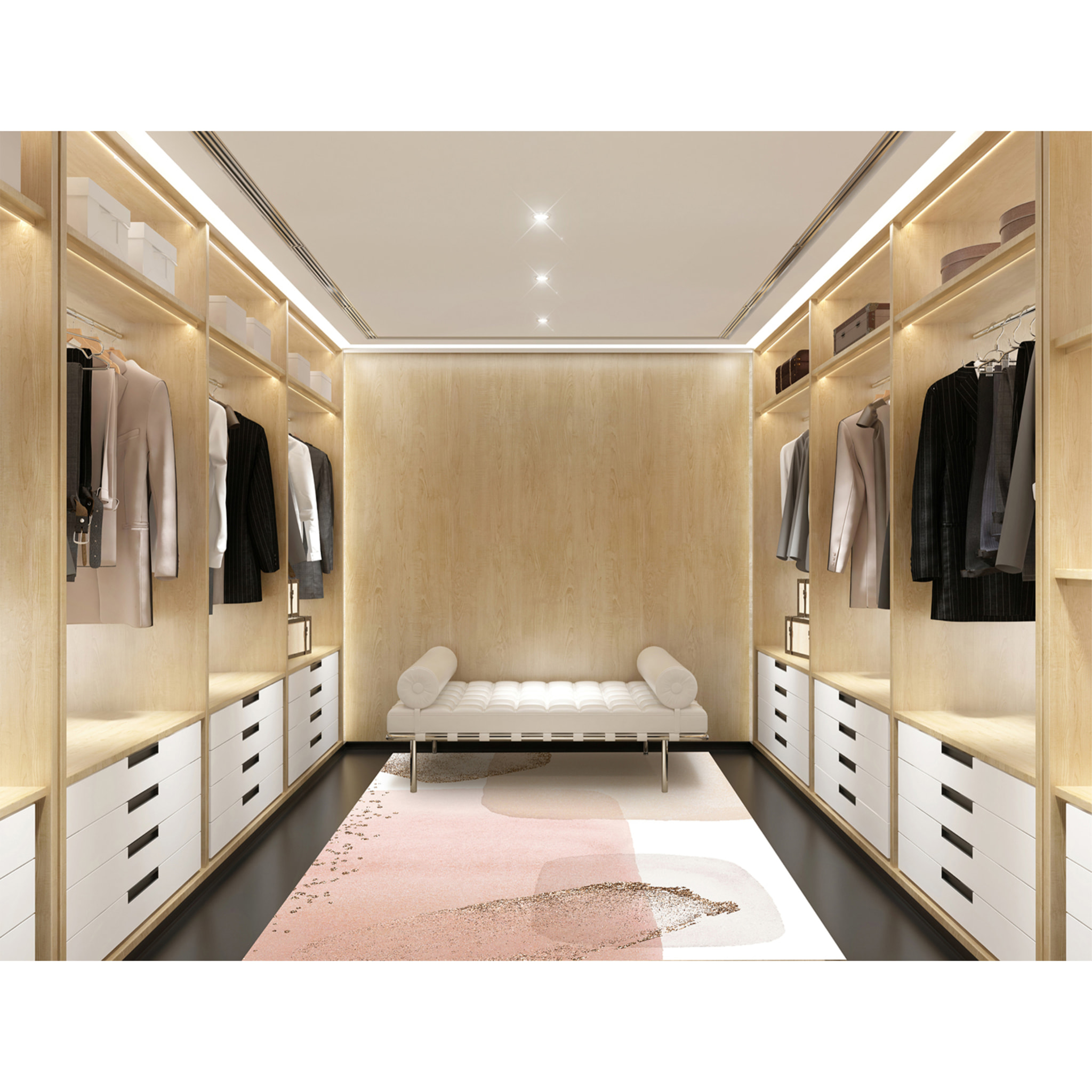 Alfombra de vinilo CERAMIKO, Larissa, diseño moderno 70x100 cm