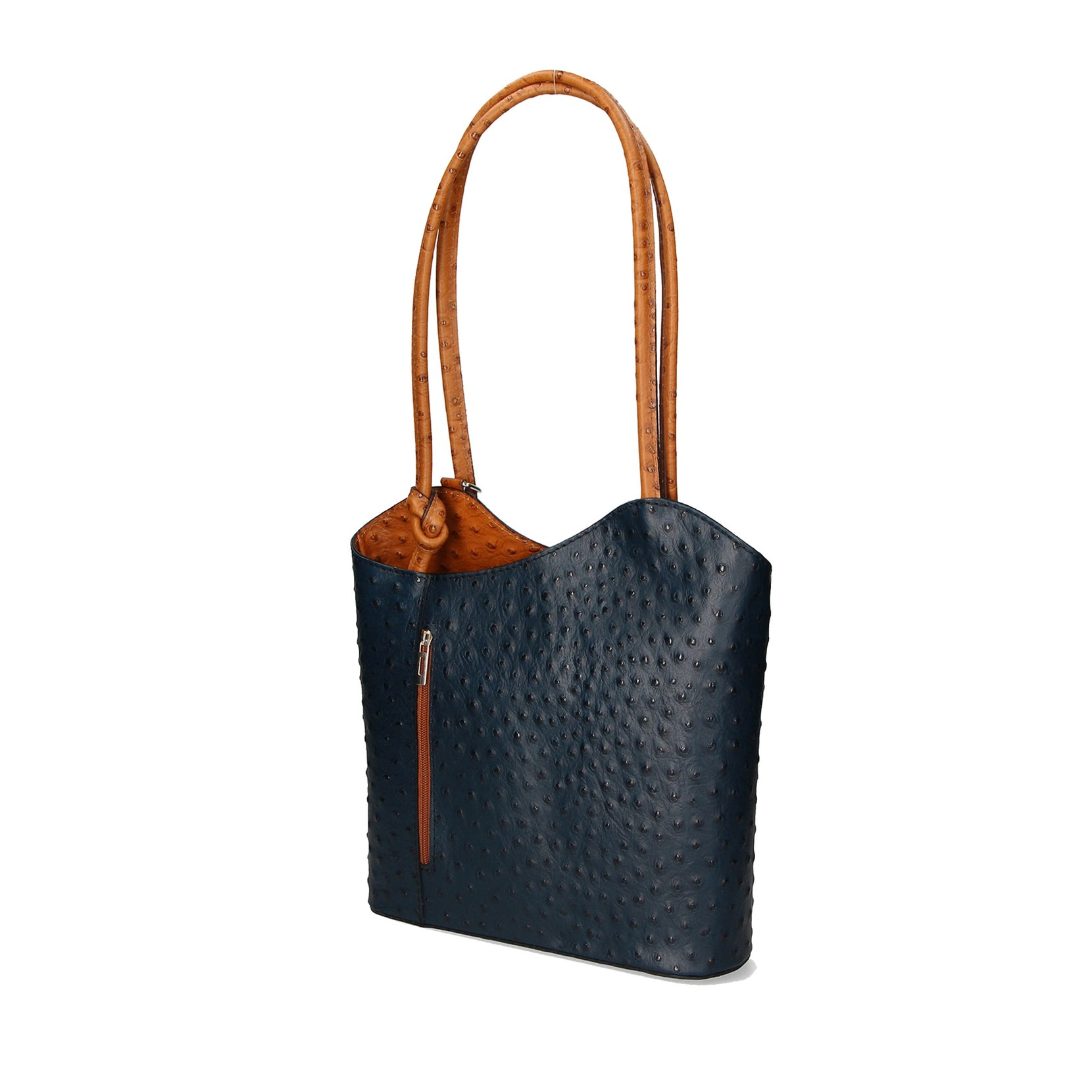 Zaino da donna in vera pelle - Modello Charlotte - 28.0 x 25.0 x 9.0 cm