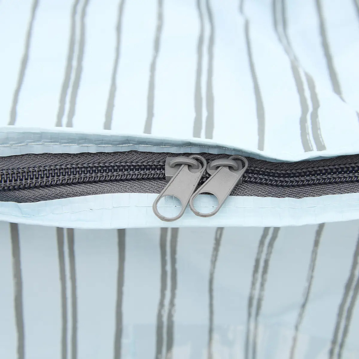 Sac de course avec fermeture zip 49L Bleu