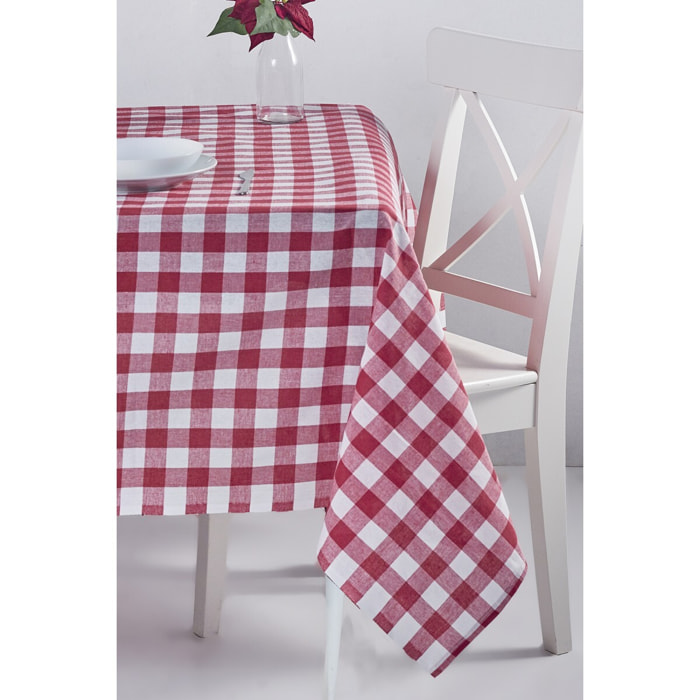 Nappe-Carreaux bordeaux