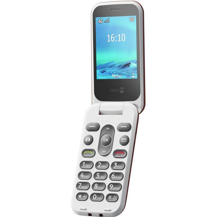 Téléphone portable DORO 2880 Rouge / Blanc