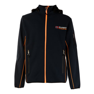 SCUOLA NAUTICA ITALIANA giacca uomo blu/orange fluo