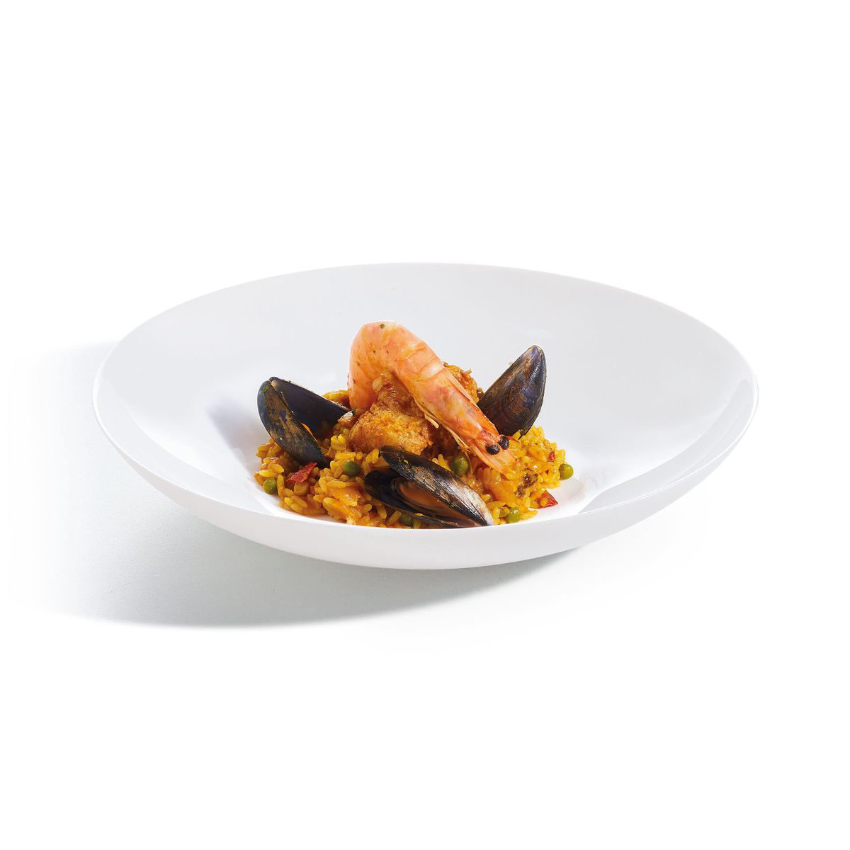 6 assiettes creuses blanches 26 cm Friend's Time - Luminarc