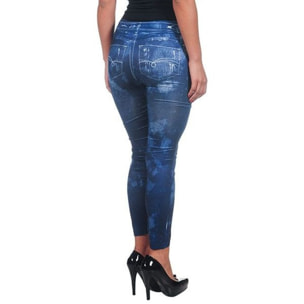 Legging pintado azul