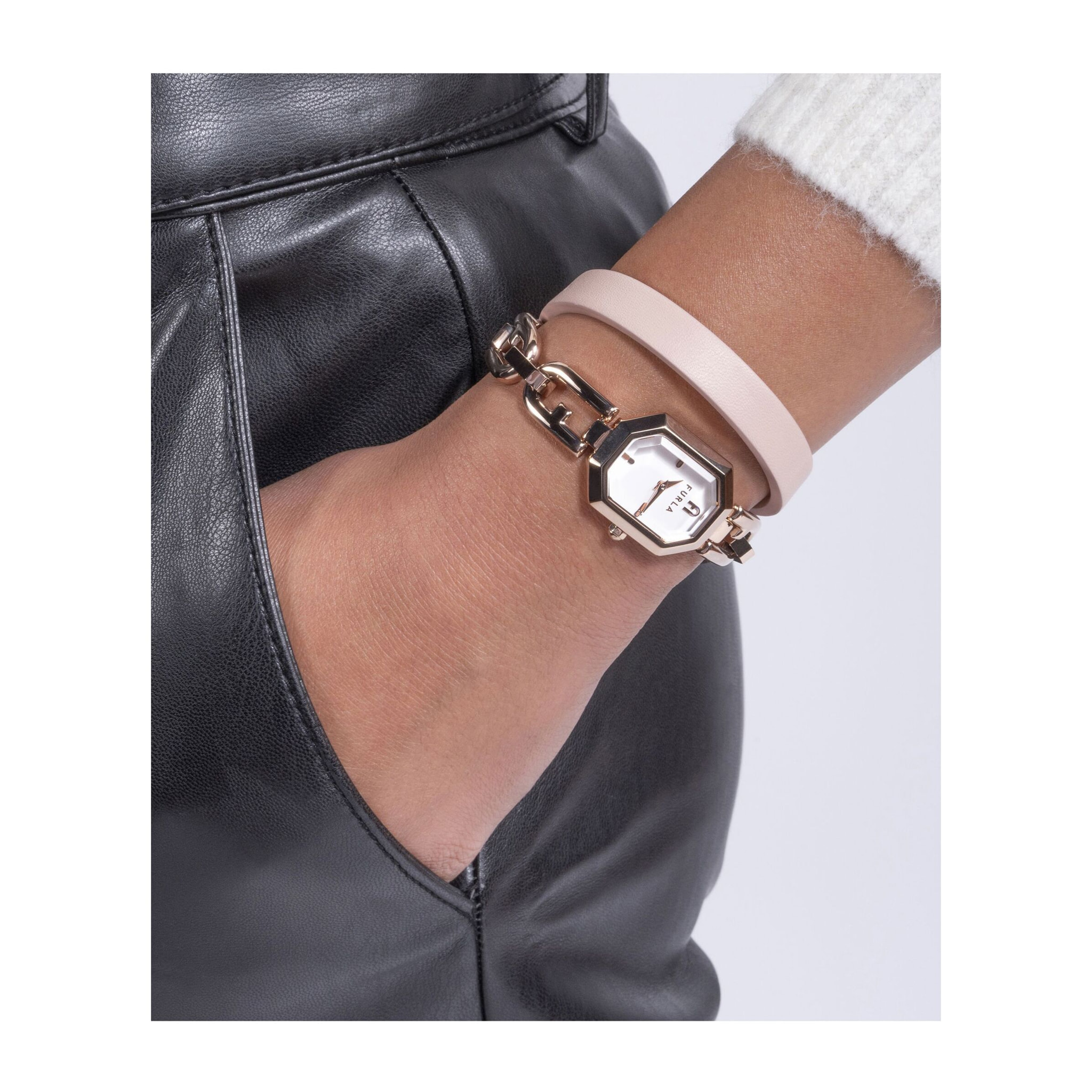 Furla Reloj Analógico De Cuarzo Furla Octagonal