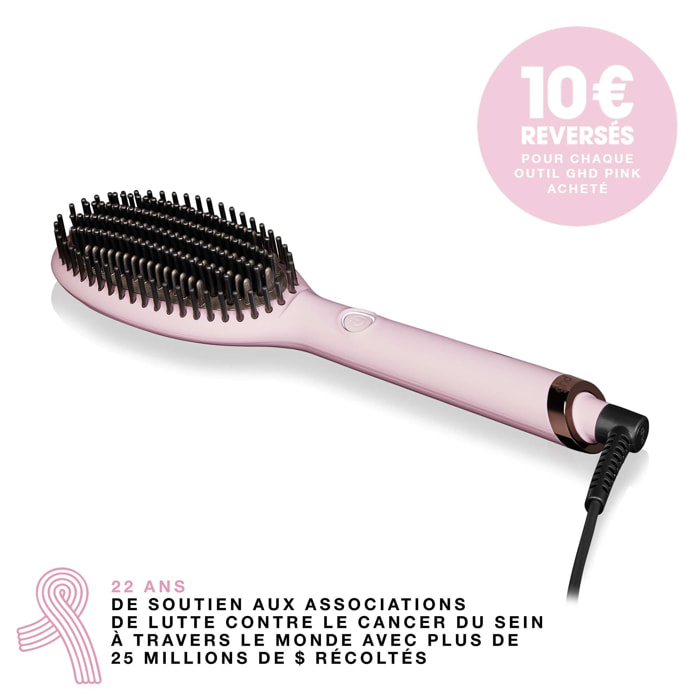 Brosse lissante ghd glide rose - Collection Pink