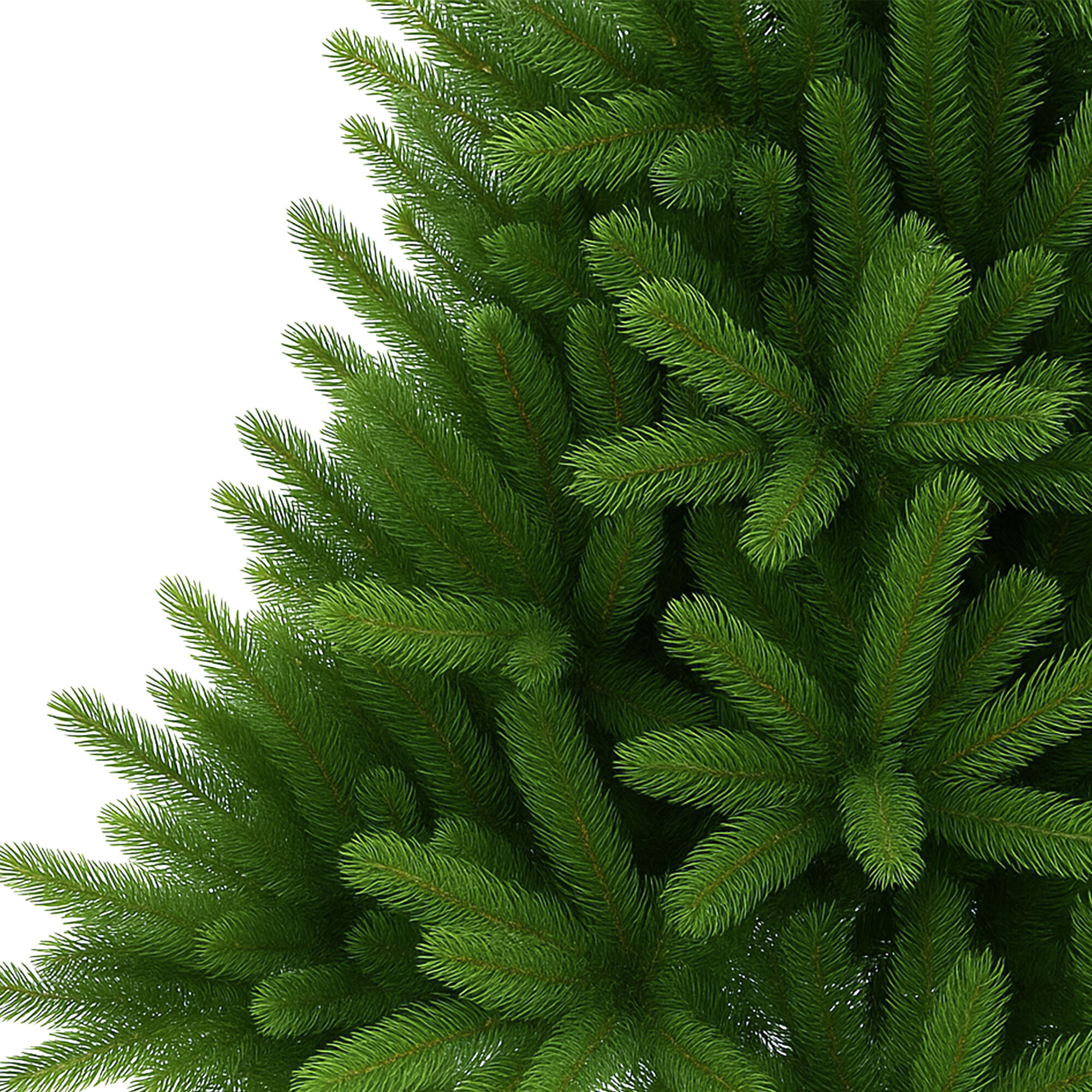 Sanoma - Albero di Natale Tradizionale in PE e PVC Ø104x210H cm, 1140 Punte