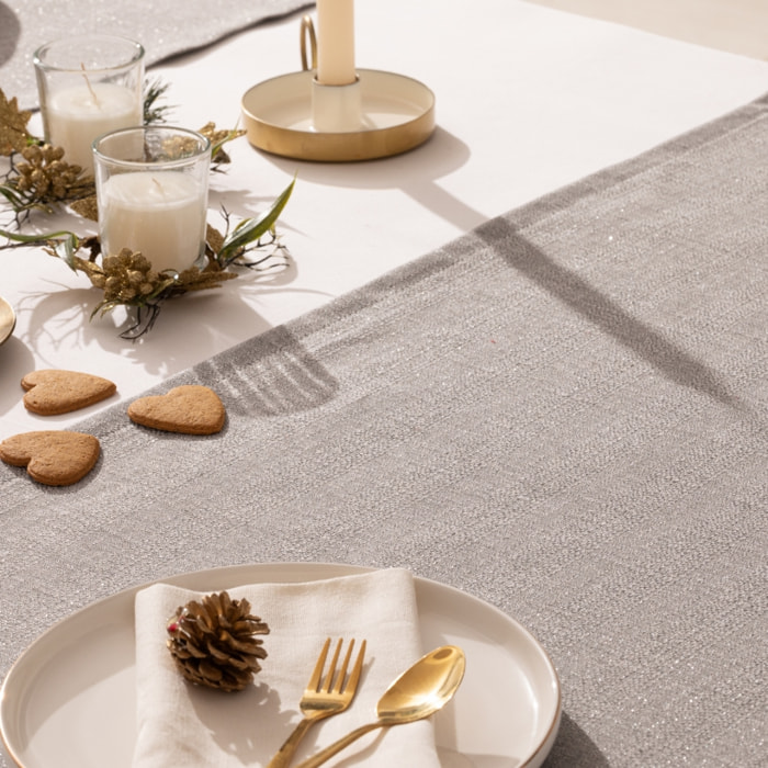 Chemin de table EVOLET GRIS-PLATA