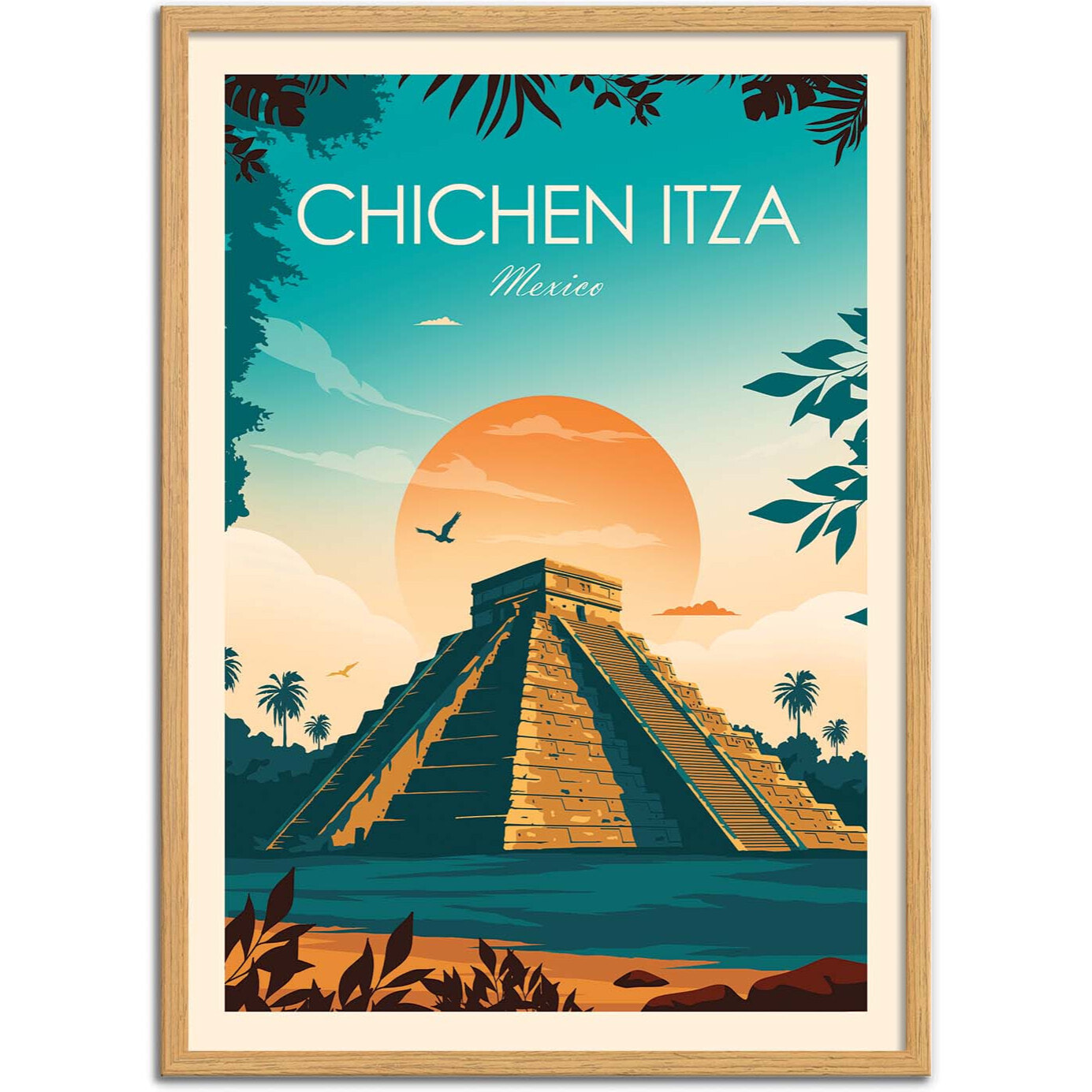 Affiche - Chichen Itza Mexico - Studio Inception