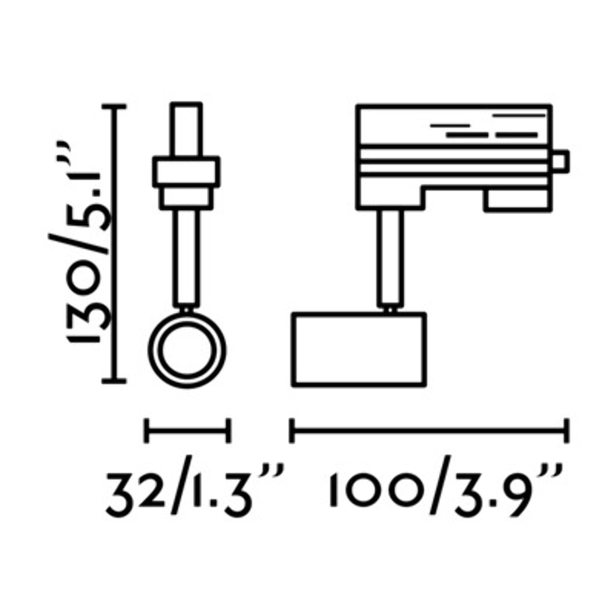 PLOT Proiettore bianco con guida