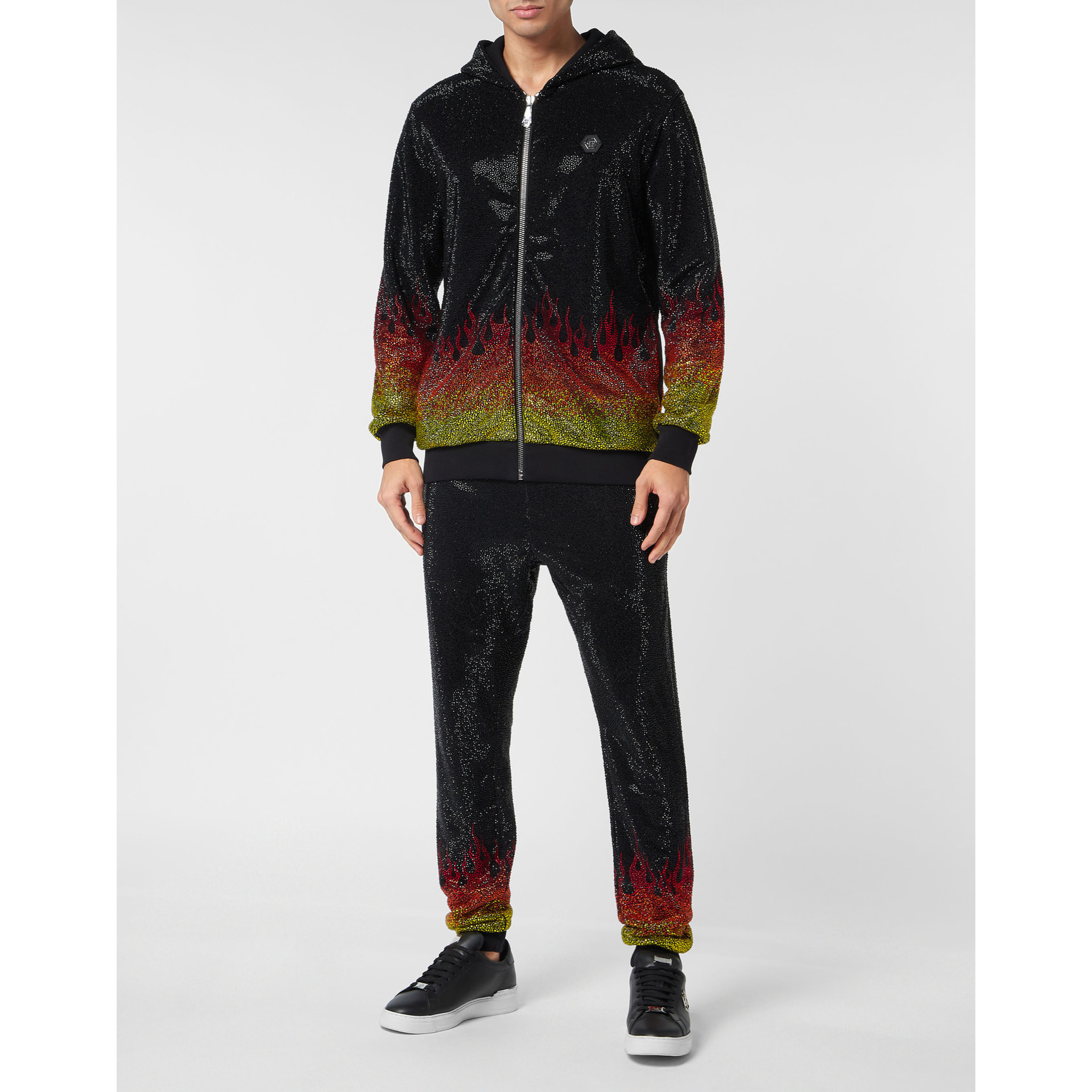 PHILIPP PLEIN Chándal: Sudadera con capucha y pantalón FLAME
