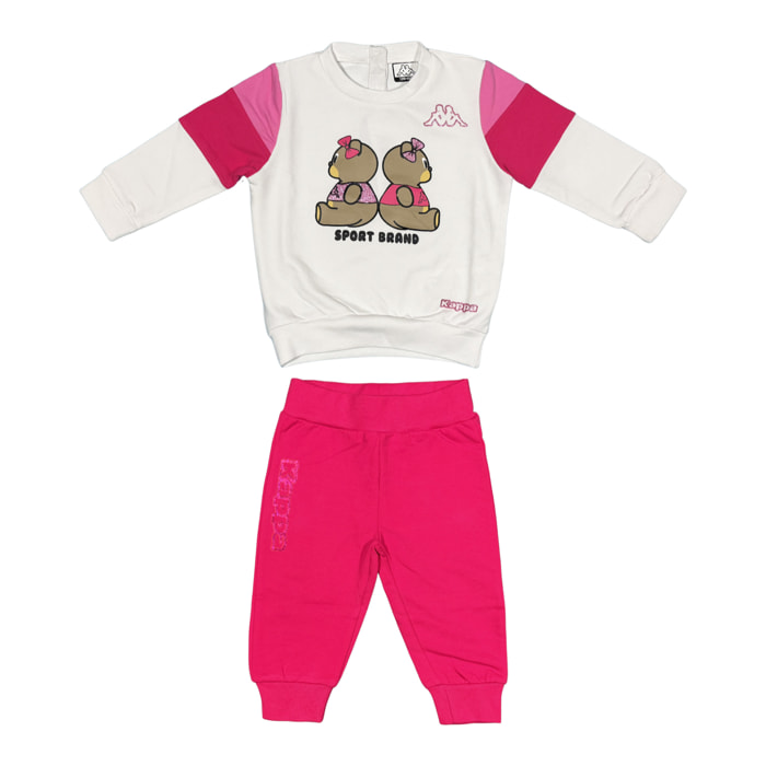 Tuta Bambina KAPPA 12 / 18 / 24 / 30 Mesi Cotone Leggero