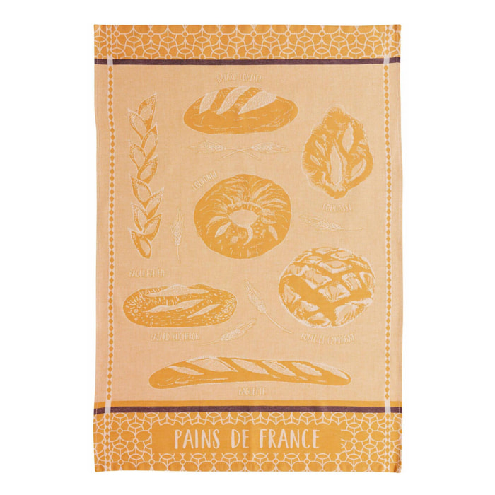 Torchon jacquard Les pains