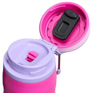 Borraccia Con Cannuccia - 0,47L - ICEFLOW™ BOTTLE TWIST FLIP 2.0 - Violet Blossom