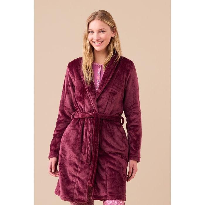 Vestaglia donna coral articolo unito. Noidinotte