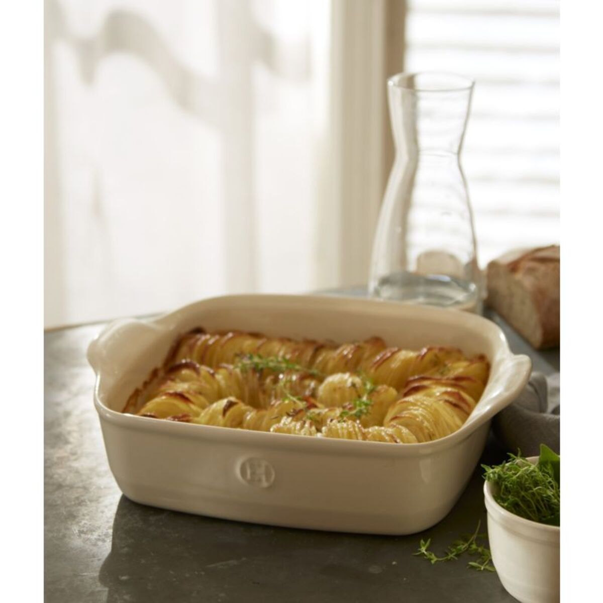 Plat au four EMILE HENRY Rectangulaire ultime 30x19cm - Argile