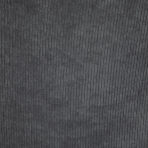 Fauteuil "Celeste" velours côtelé gris
