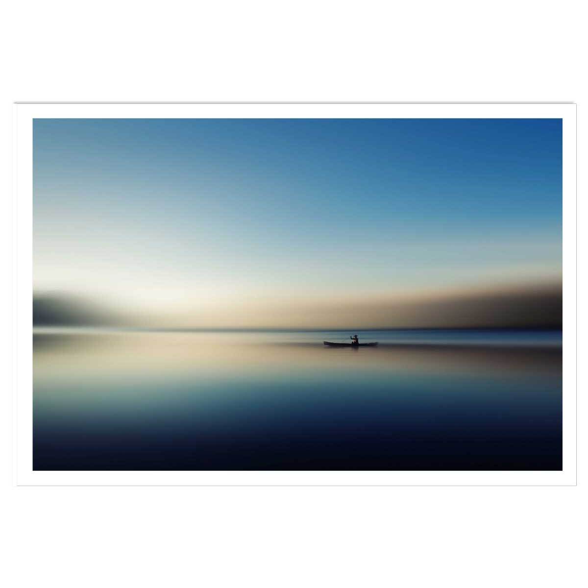 Poster glacis boat Affiche seule