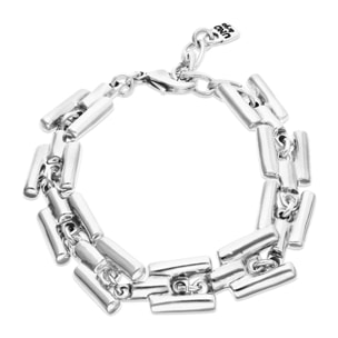 Pulsera RAÍCES PLATEADO L