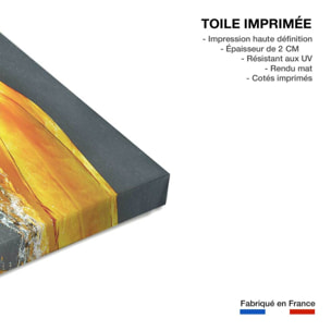 Tableau cocktail de fruits h2o , 80x50cm Toile imprimée