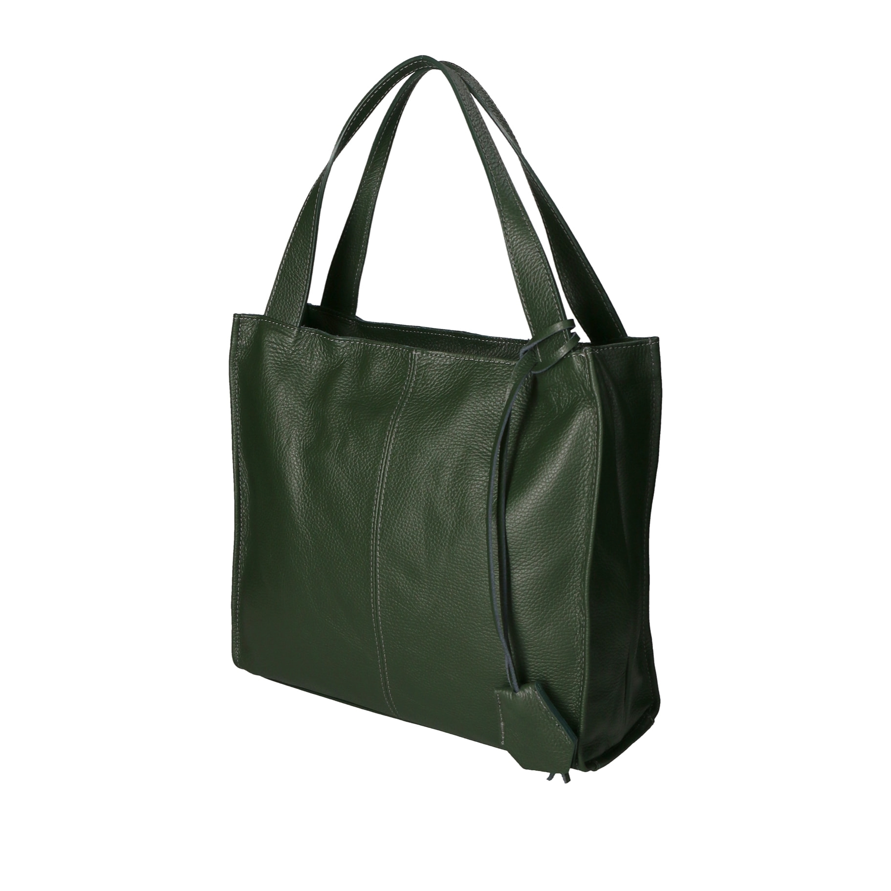 Borsa a spalla da donna In Vera pelle Made in Italy 34x32x11 cm