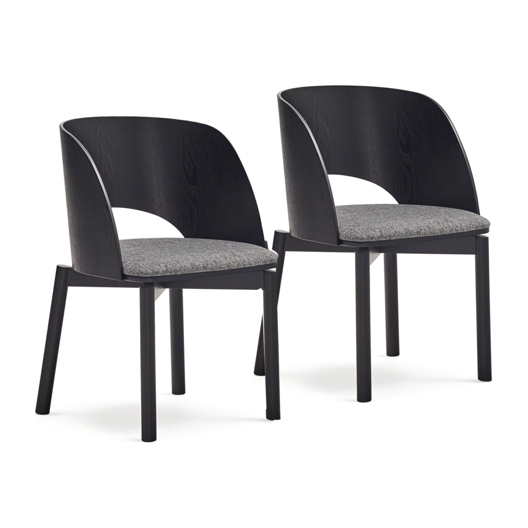 Silla Dam negro 2P/Caja