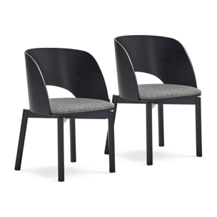 Silla Dam negro 2P/Caja