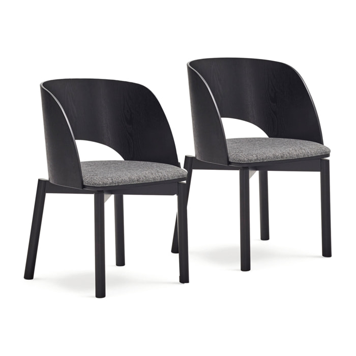 Silla Dam negro 2P/Caja